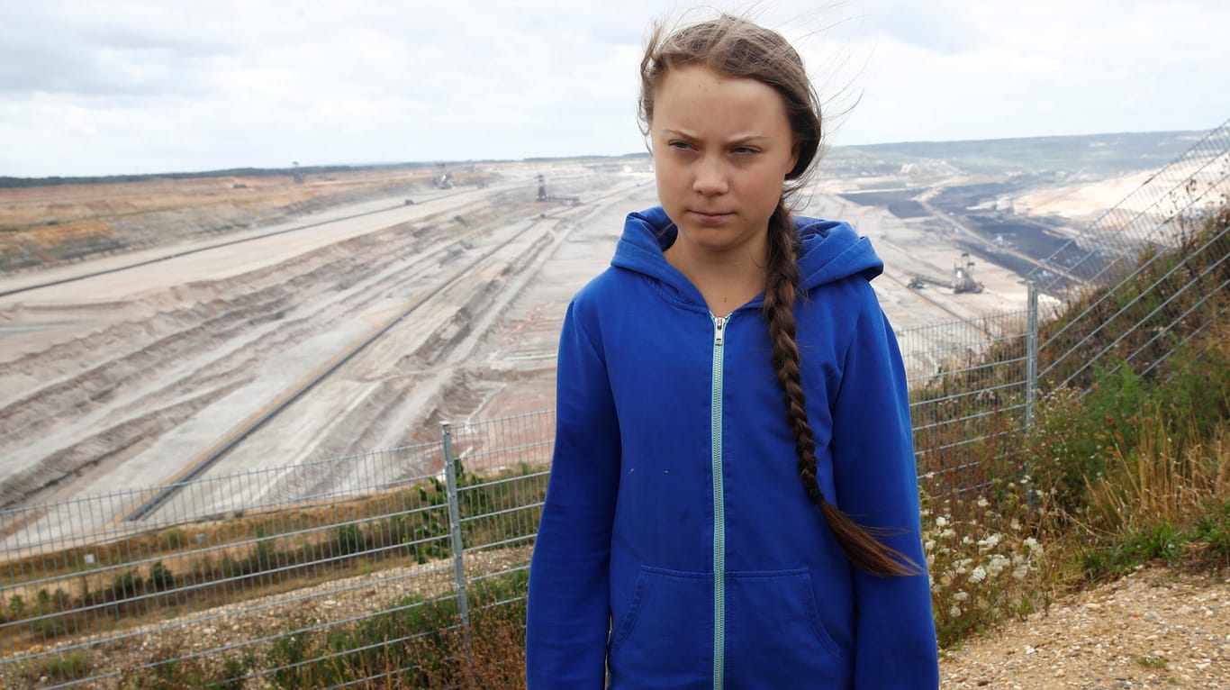 Greta Thunberg: Auf dem Weg nach New York reiste die Schwedin auch ins Rheinland.
