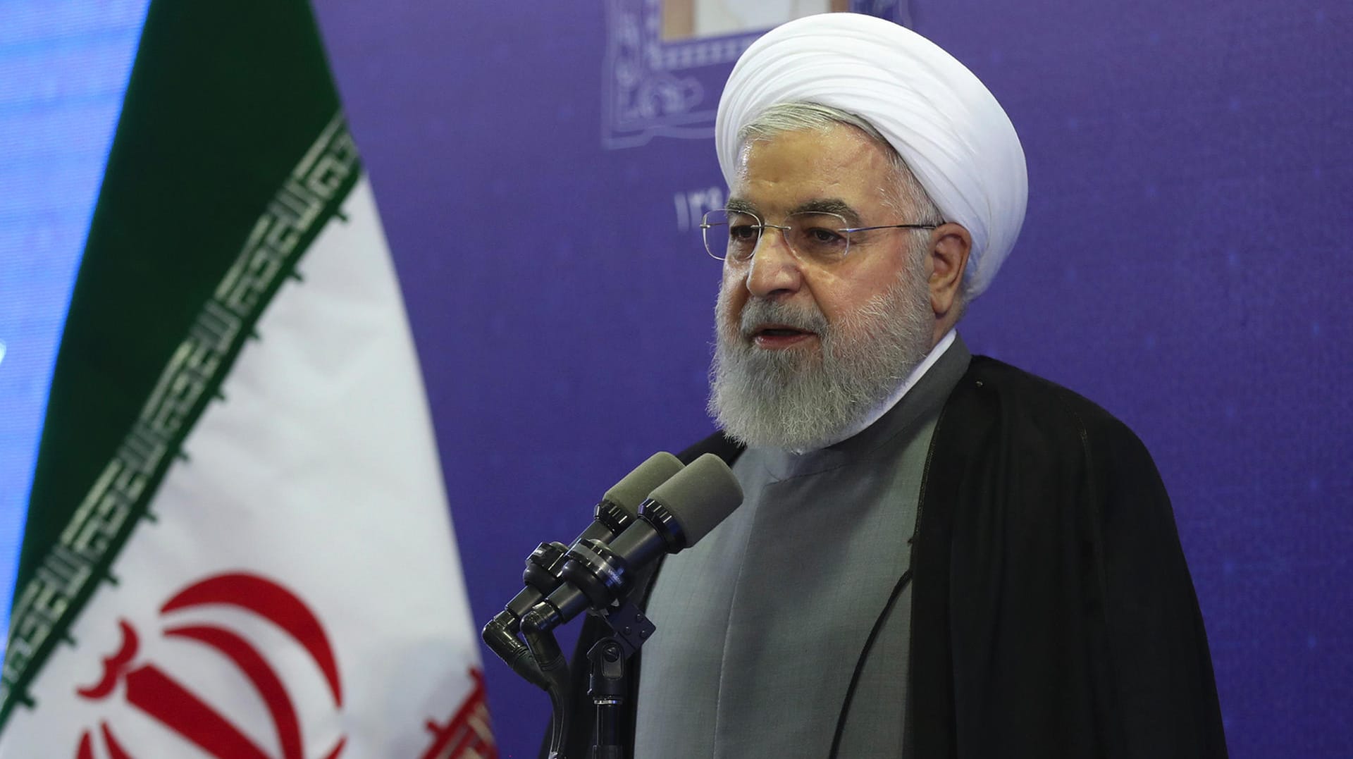 Hassan Rouhani: Iran Präsident setzt auf militärische Stärke.