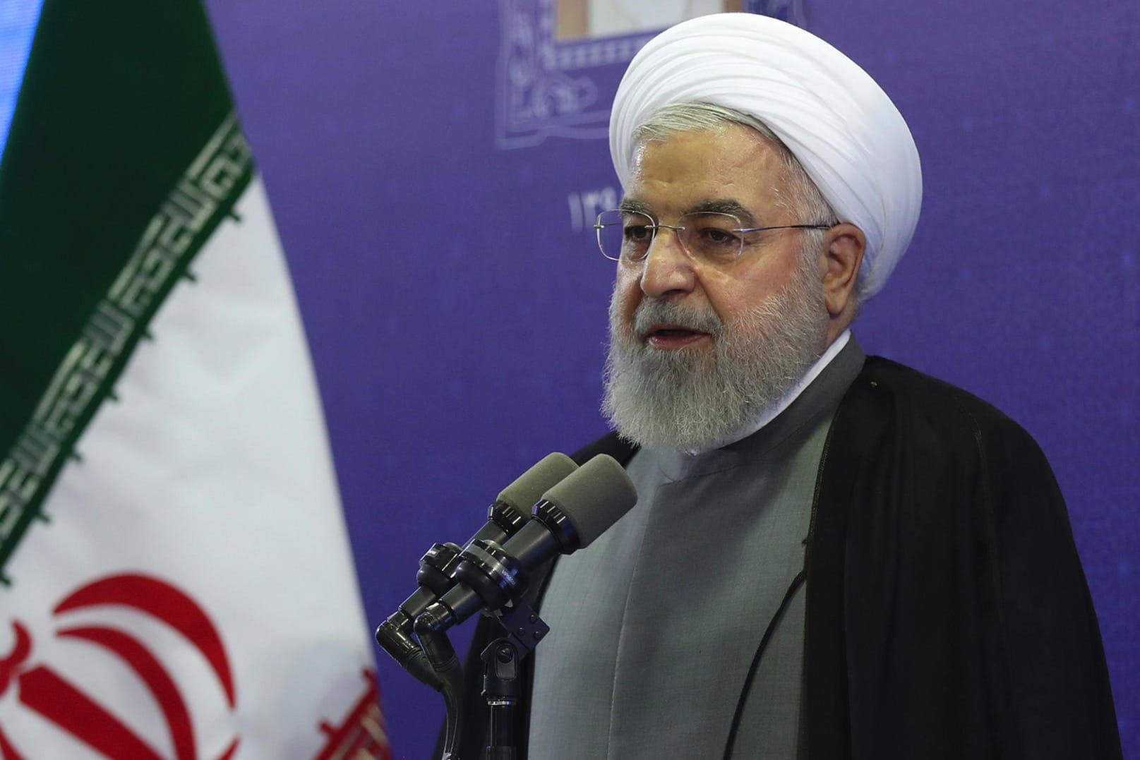 Hassan Rouhani: Iran Präsident setzt auf militärische Stärke.