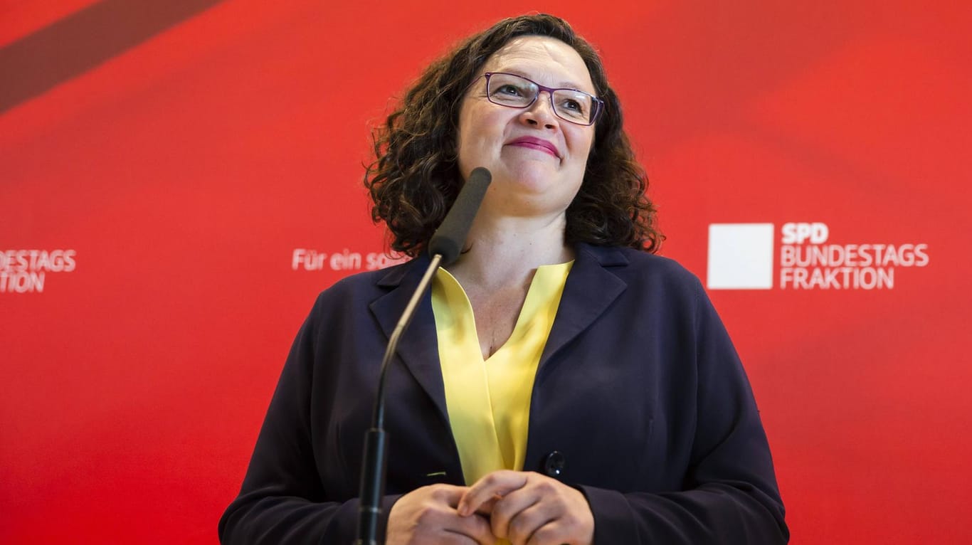 Andrea Nahles: Die Politkerin war die erste Frau an der Spitze der SPD.