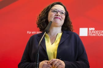 Andrea Nahles: Die Politkerin war die erste Frau an der Spitze der SPD.
