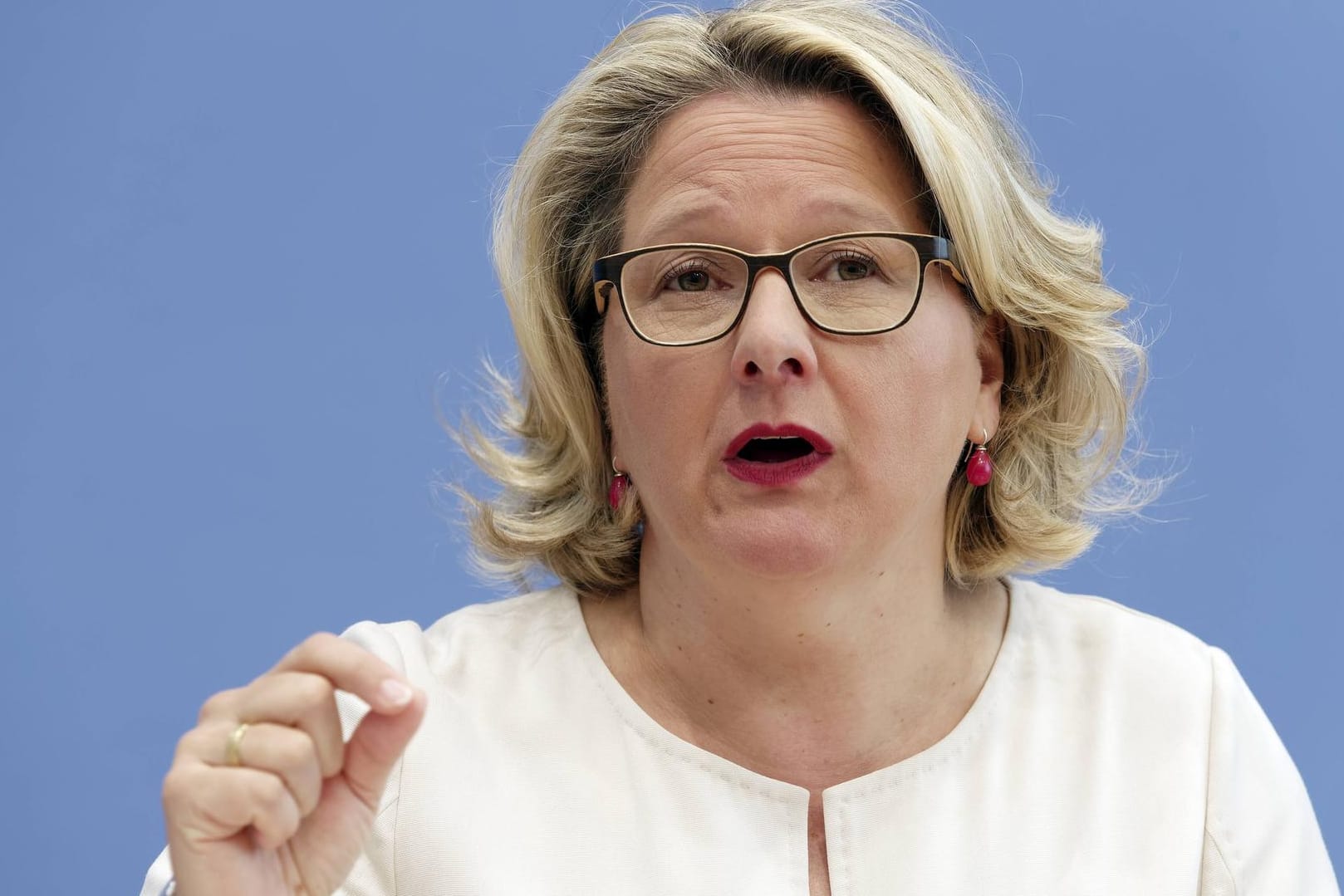 Svenja Schulze: Die Umweltministerin will den Plastikverbrauch noch mehr reduzieren.