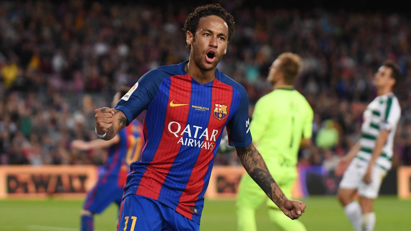 Neymar im Trikot des FC Barcelona.