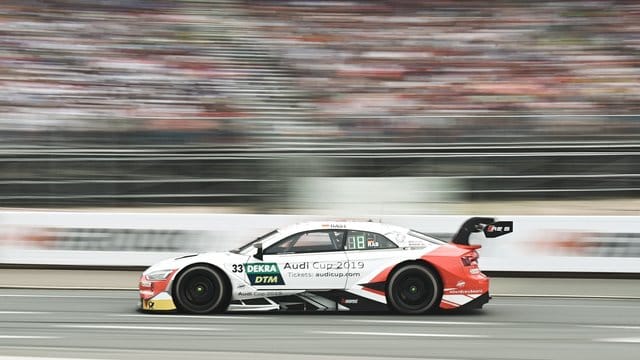 René Rast siegte beim DTM-Rennen in Brands Hatch.