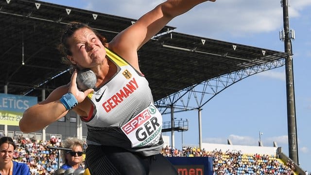 Christina Schwanitz gewann Gold im Kugelstoßen.