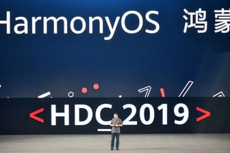 Richard Yu: Der Huawei-Manager präsentierte bei der Entwicklerkonferenz in Dongguan das Betriebssystem Harmony OS.