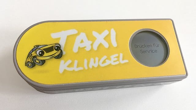 Einfacher geht es nicht: Knopf drücken, Taxi kommt.