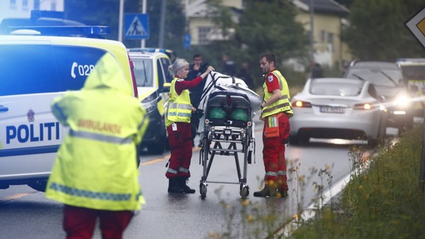 Bei Schüssen auf einem Moschee-Gelände ist am Samstag nahe Oslo ein Mensch verletzt worden.