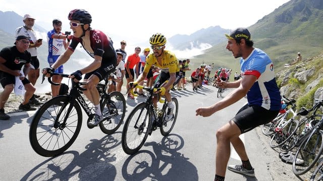 Gehen bei der Deutschland-Tour an den Start: Geraint Thomas (l) und Julian Alaphilippe.