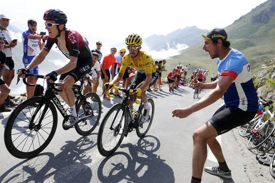 Gehen bei der Deutschland-Tour an den Start: Geraint Thomas (l) und Julian Alaphilippe.