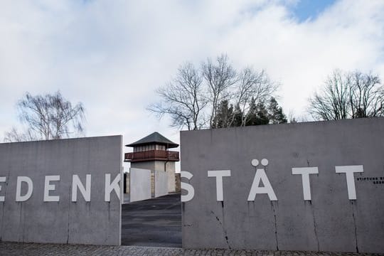 Der Eingang zur Gedenkstätte Sachsenhausen.