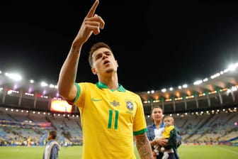 Philippe Coutinho im brasilianischen Nationaltrikot bei der Copa America: Der Mittelfeld-Star darf Barcelona offenbar verlassen.