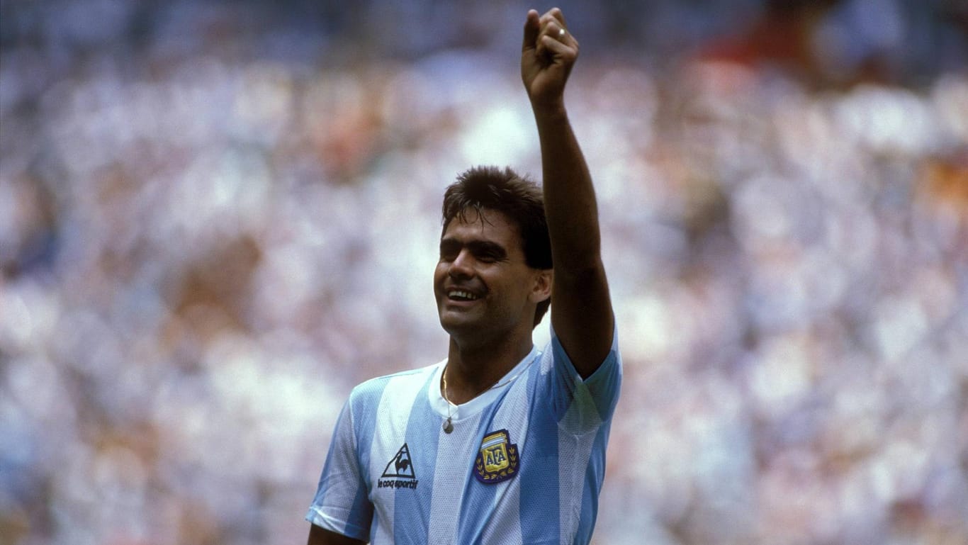 Freude über den Triumph: Jose Luis Brown nach dem WM-Finale 1986.