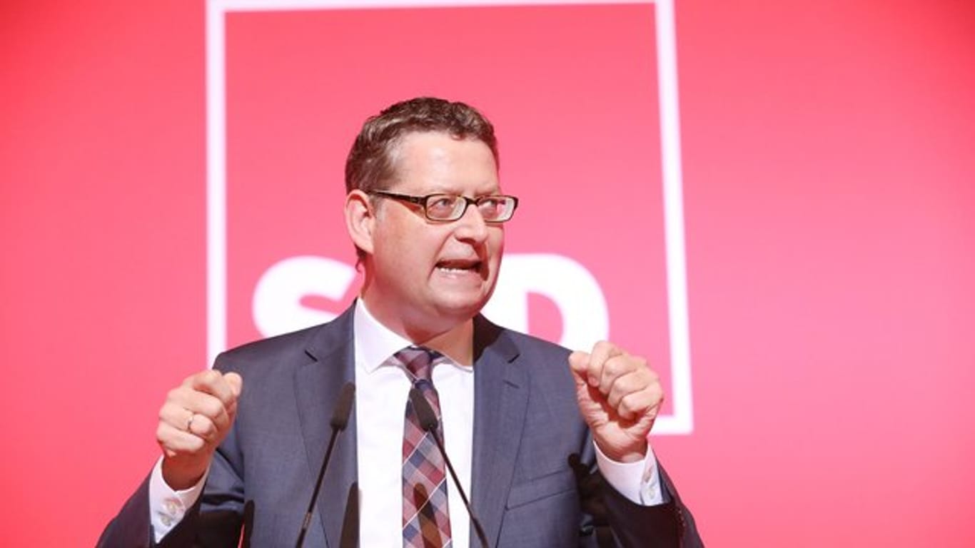 Thorsten Schäfer-Gümbel Mitte Juni bei einer SPD-Konferenz in Thüringen.