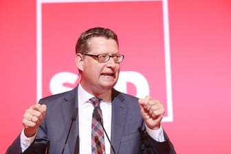 Thorsten Schäfer-Gümbel Mitte Juni bei einer SPD-Konferenz in Thüringen.