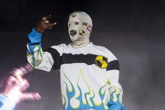 A$AP Rocky meldet sich in Anaheim auf der Bühne zurück.
