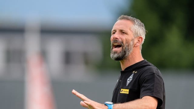Gibt ebenfalls sein Trainer-Debüt in der Bundesliga: Gladbach-Coach Marco Rose. Gibt ebenfalls sein Trainer-Debüt in der Bundesliga: Gladbach-Coach Marco Rose.
