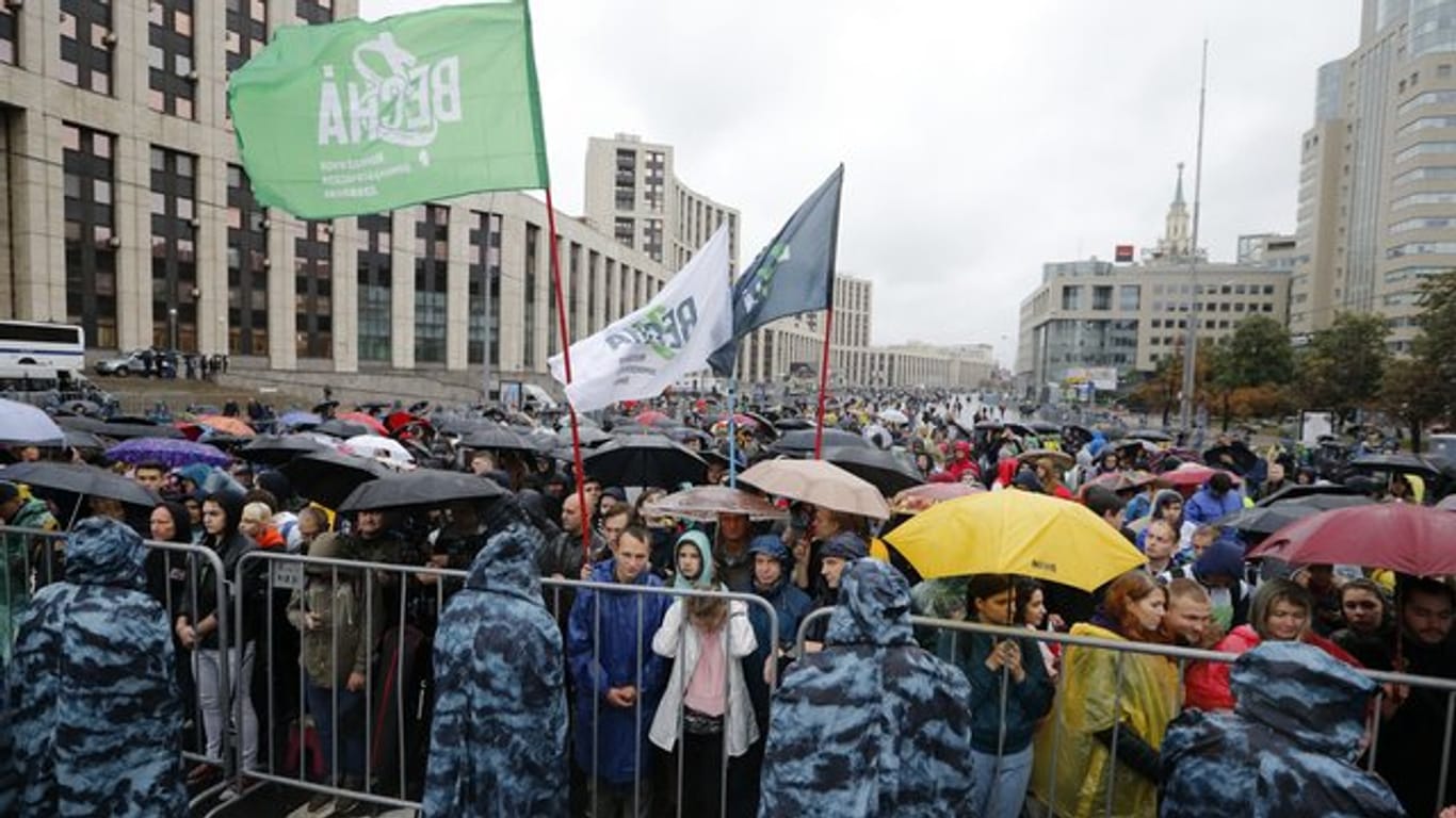 Proteste in Moskau am vergangenen Wochenende.