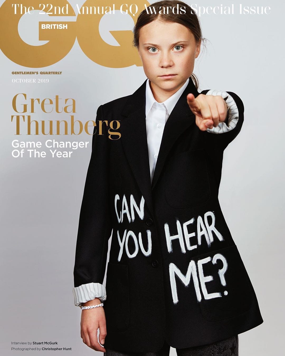Greta Thunberg auf dem Cover: Die britische GQ widmet ihre nächste Ausgabe der Klimaaktivistin.