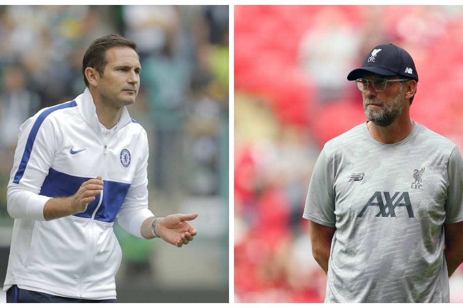 Hohe Wertschätzung: Chelsea-Trainer Frank Lampard (l.) bewundert die Arbeit seines Liverpool-Pendants Jürgen Klopp.