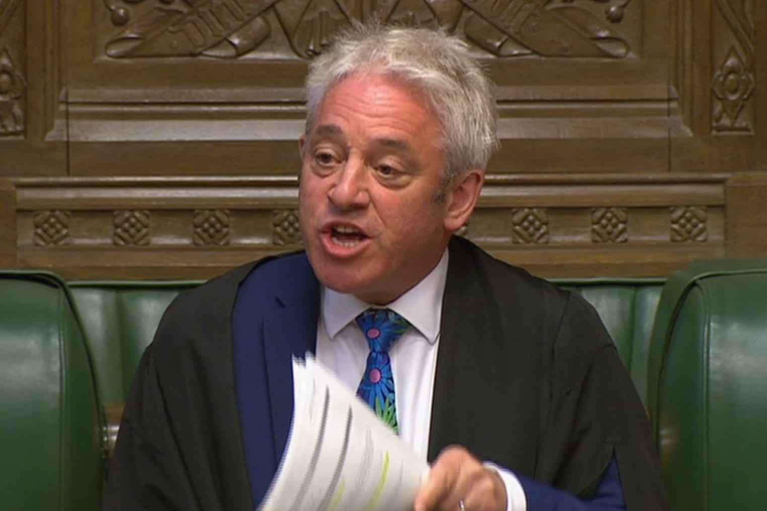 Der britische Parlamentssprecher John Bercow: Er will es nicht zulassen, dass Johnson beim Brexit das Parlament umgeht.