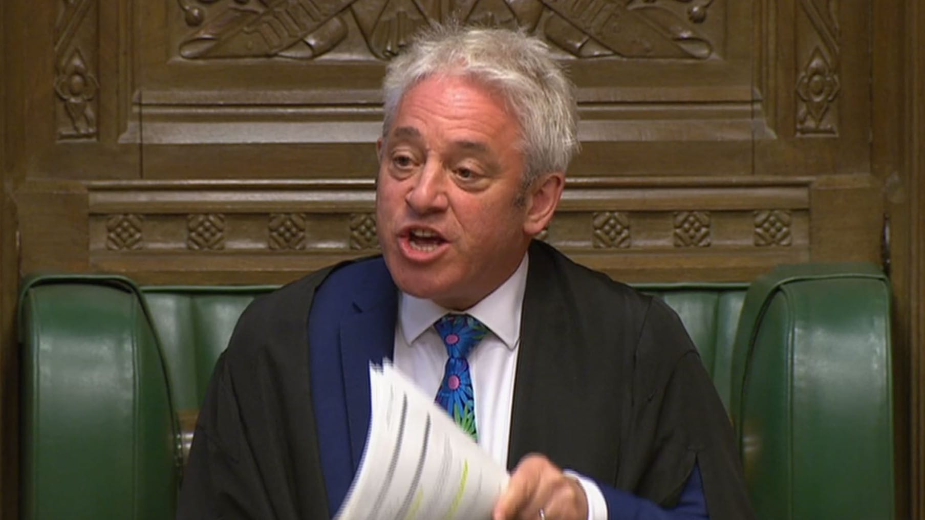 Der britische Parlamentssprecher John Bercow: Er will es nicht zulassen, dass Johnson beim Brexit das Parlament umgeht.