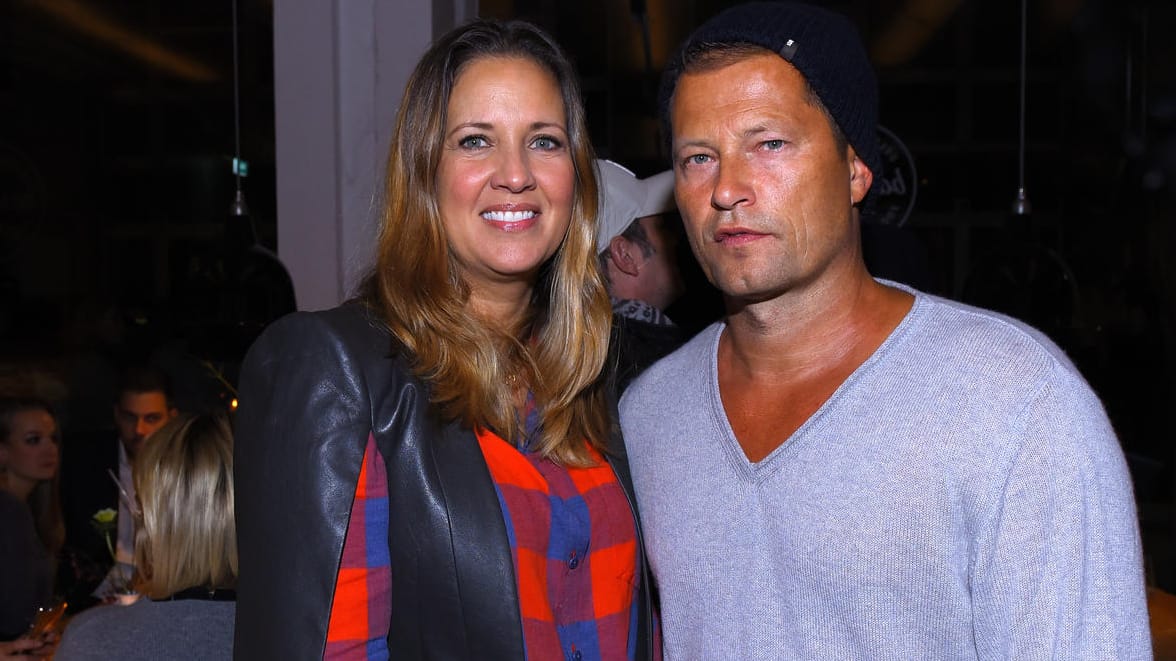 Dana und Til Schweiger im Jahr 2016 bei der Eröffnung seines "Barefood Deli" in Hamburg.