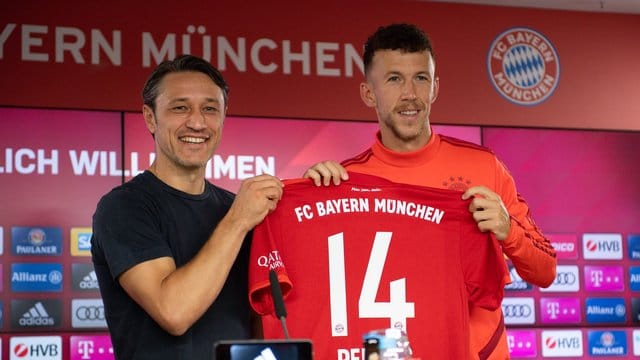 Kroaten unter sich: Bayern-Coach Niko Kovac (l) und Neuzugang Ivan Perisic. Kroaten unter sich: Bayern-Coach Niko Kovac (l) und Neuzugang Ivan Perisic.