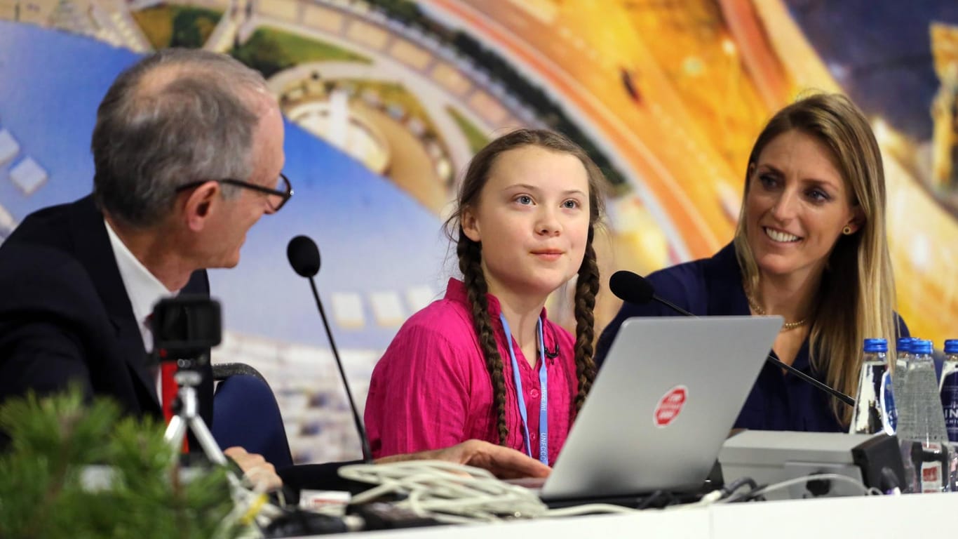 Klima-Gipfel in Katowice: Thunberg lässt sich nicht beirren.