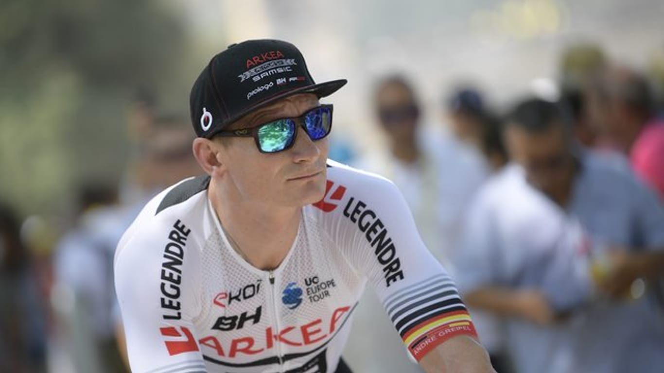 Skeptischer Blick: André Greipel vom Team Arkea-Samsic.