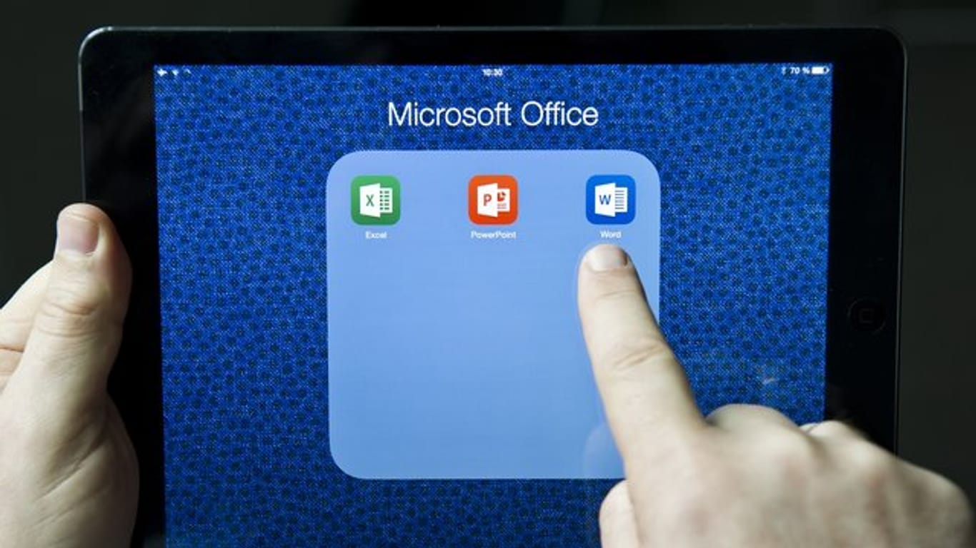 Die Office Apps von Microsoft mit Excel, Powerpoint und Word.