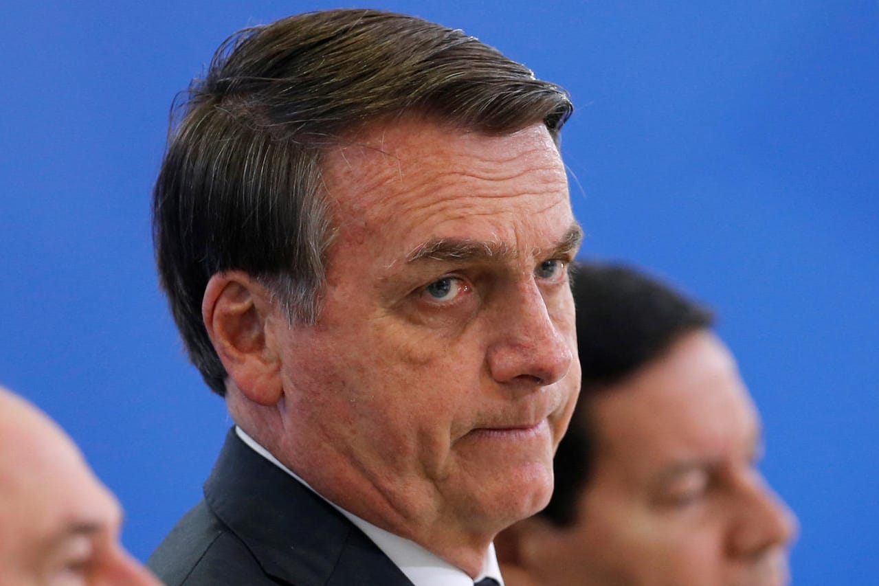 Brasiliens Präsident Jair Bolsonaro: Er hat eine besondere Botschaft für Angela Merkel.