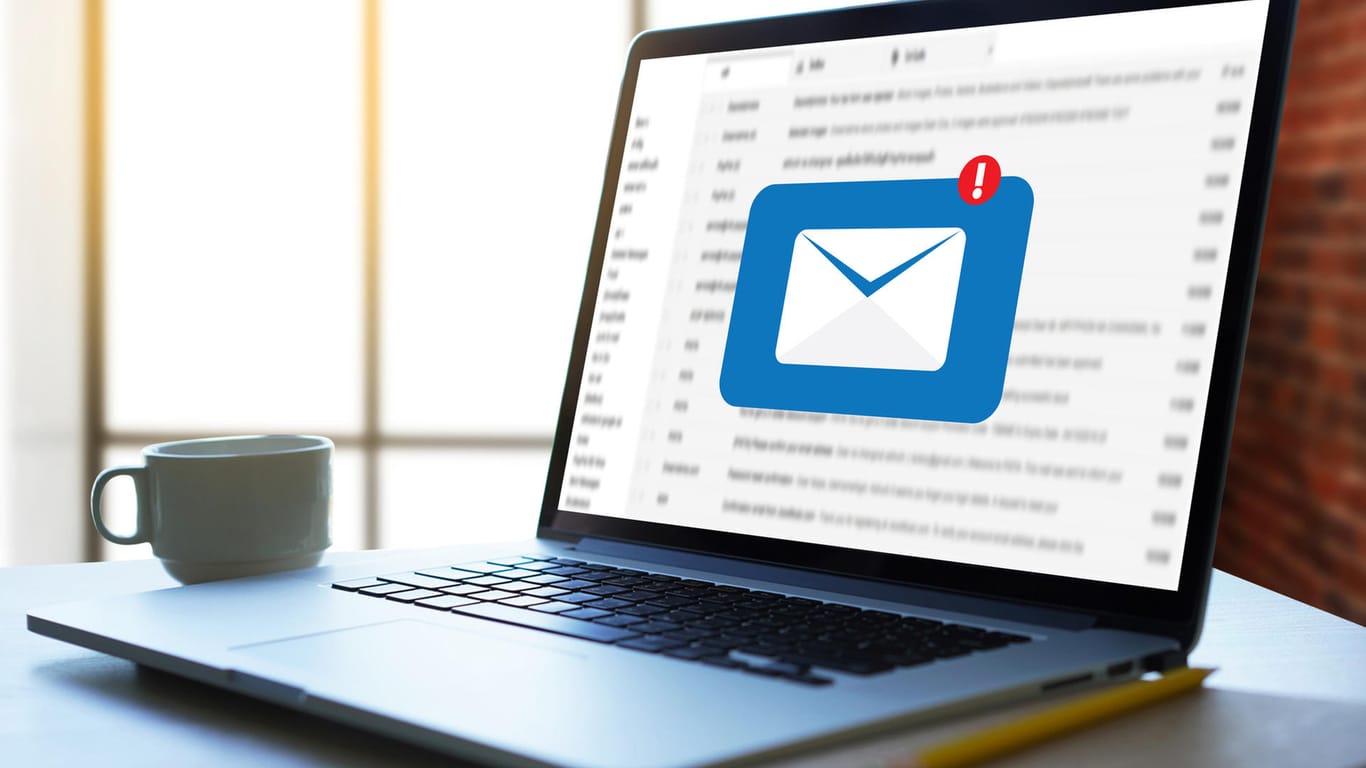 E-Mail Konto: Mehrere Mails von Betrügern erreichten drei Unternehmen in Karlsruhe.