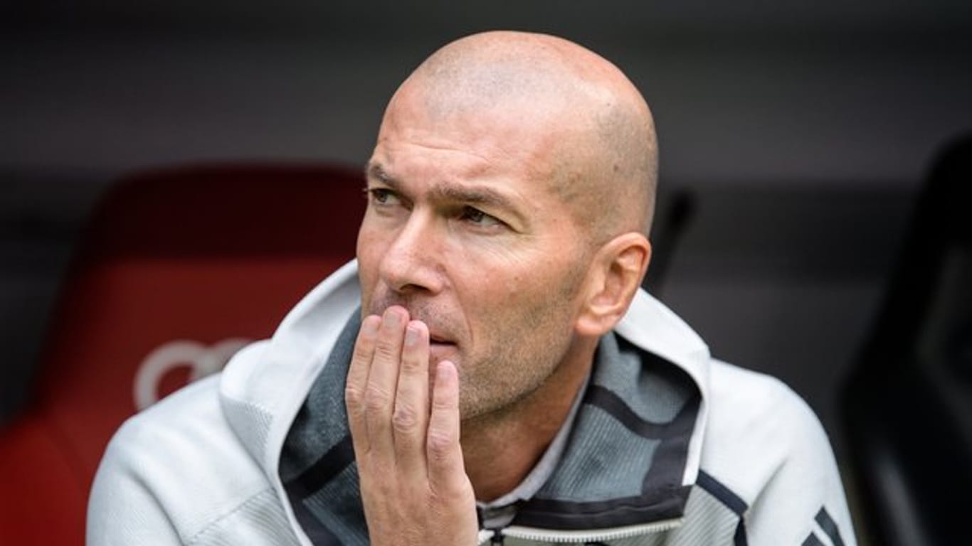 Trainer Zinédine Zidane ist bei Real Madrid gefordert.