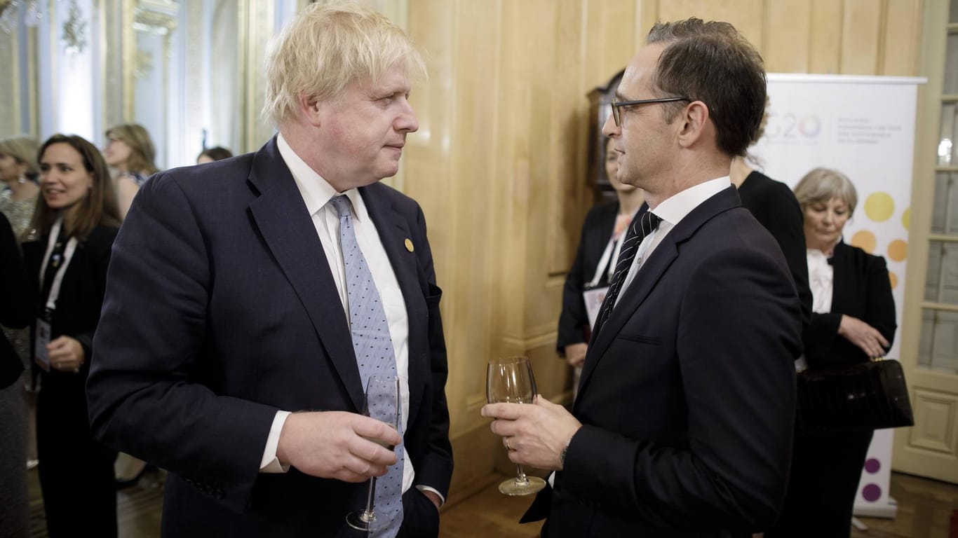 Boris Johnson und Heiko Maas: Wird Johnson die Briten ohne Deal aus der EU führen? (Archivbild)
