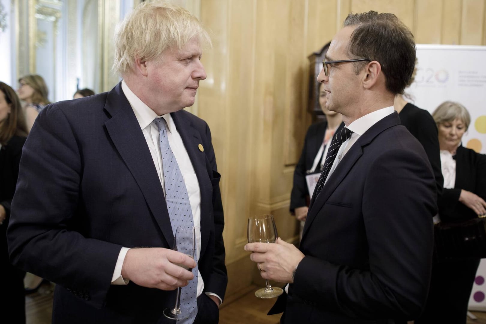 Boris Johnson und Heiko Maas: Wird Johnson die Briten ohne Deal aus der EU führen? (Archivbild)