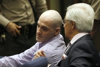 Der Angeklagte: Michael Gargiulo (l) ist von der Jury in Los Angeles schuldig gesprochen worden.