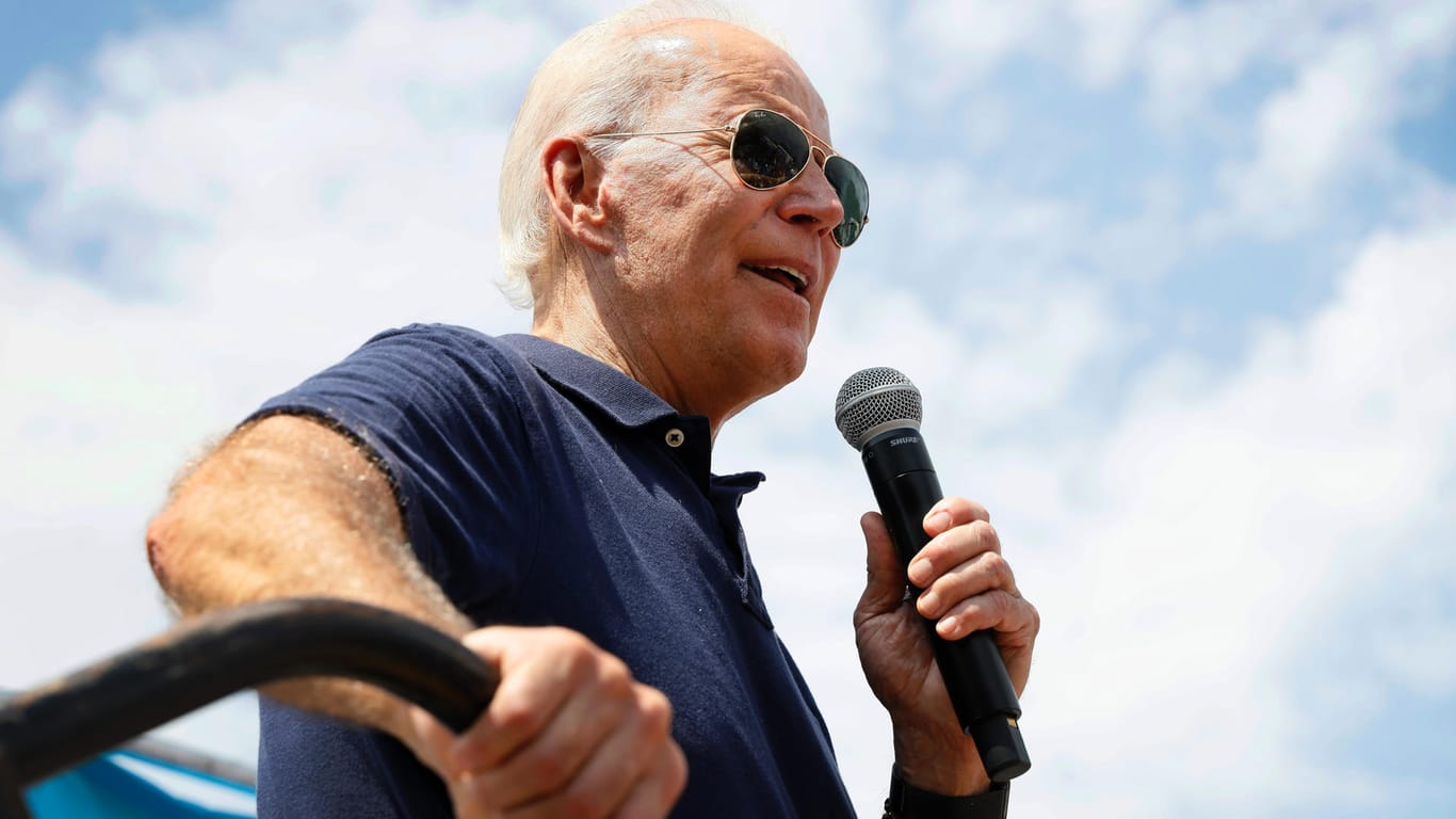 Joe Biden auf der Iowa State Fair.