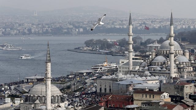 Blick auf Istanbul. Blick auf Istanbul.