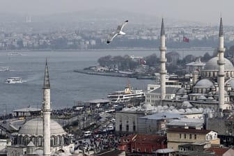 Blick auf Istanbul.