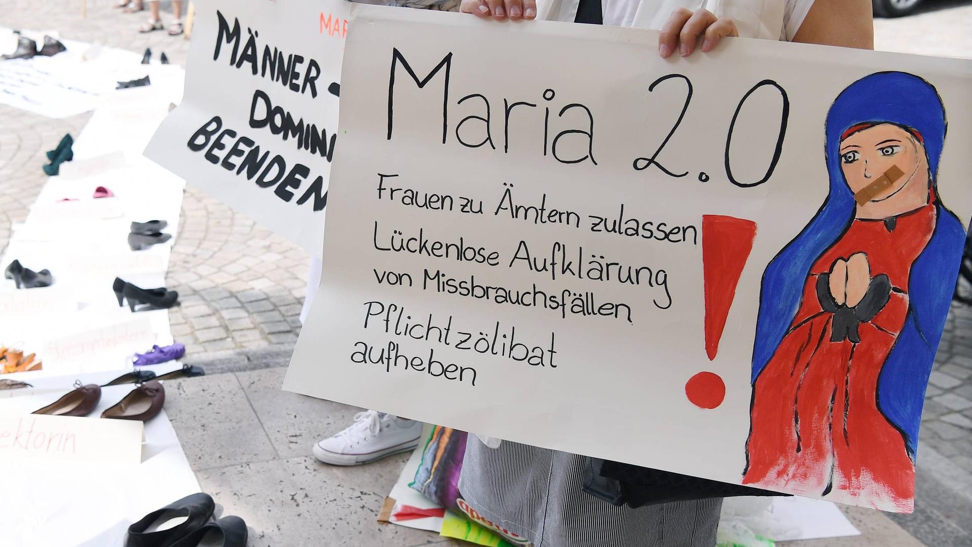 Maria 2.0-Protest: Die Frauen fordern Reformen in der katholischen Kirche. (Symbolbild) Maria 2.0-Protest: Die Frauen fordern Reformen in der katholischen Kirche. (Symbolbild)