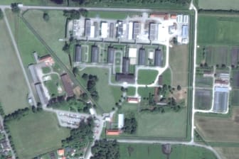 Satellitenbild der JVA Bernau: Hier ereignete sich der tödliche Streit.