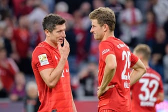 Mit dem Remis gegen Hertha BSC waren die Bayern nicht zufrieden.