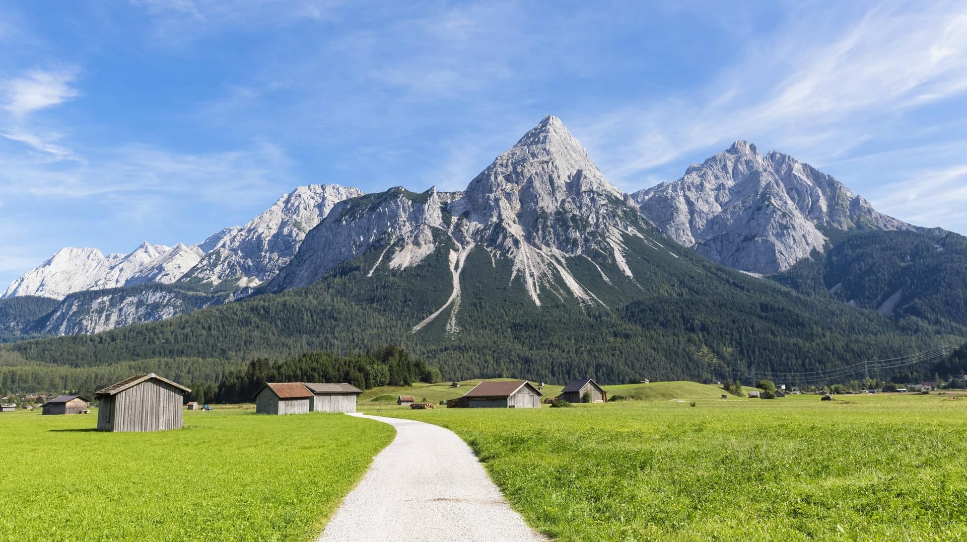 Blick auf die Alpen und den Grünstein: Der Mann stürzte am Südhang des etwa 1.300 Meter hohen Berges ab. (Archivbild)