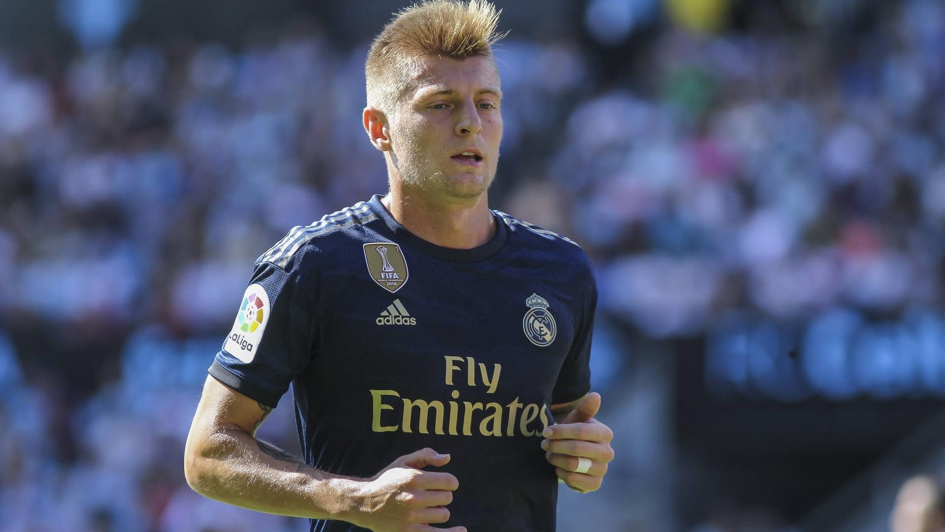 Traf zum La Liga-Auftakt: Der deutsche Nationalspieler Toni Kroos. Traf zum La Liga-Auftakt: Der deutsche Nationalspieler Toni Kroos.