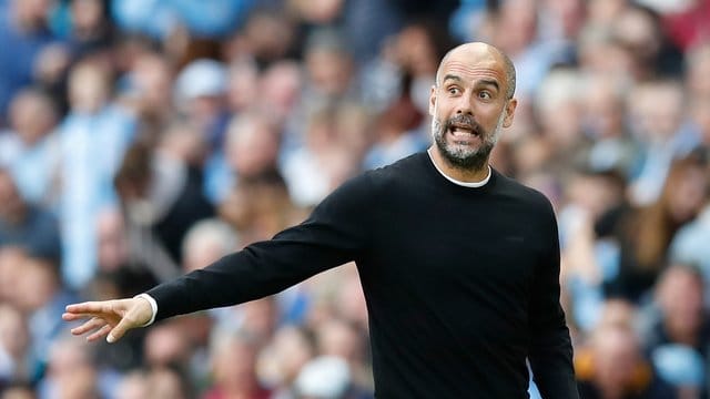 Ärgerte sich über den Videobeweis: City-Coach Pep Guardiola.