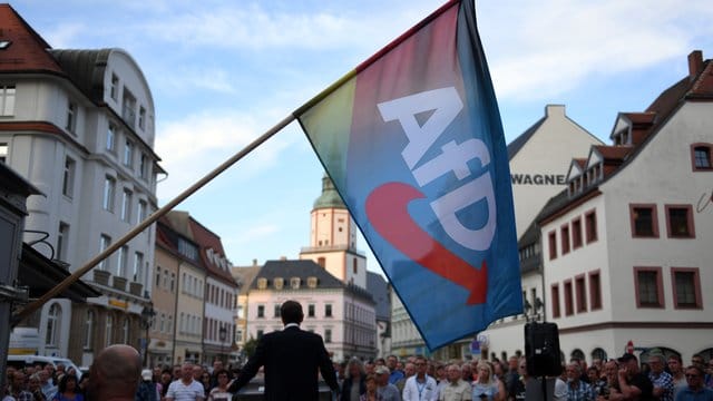 Björn Höcke vergangene Woche bei einer Wahlkampfveranstaltung im sächsischen Döbeln.