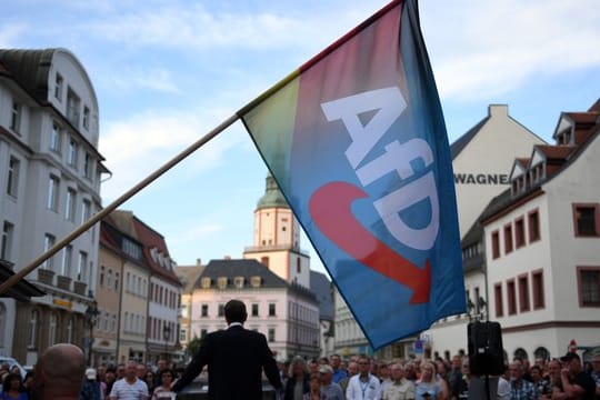 Björn Höcke vergangene Woche bei einer Wahlkampfveranstaltung im sächsischen Döbeln.