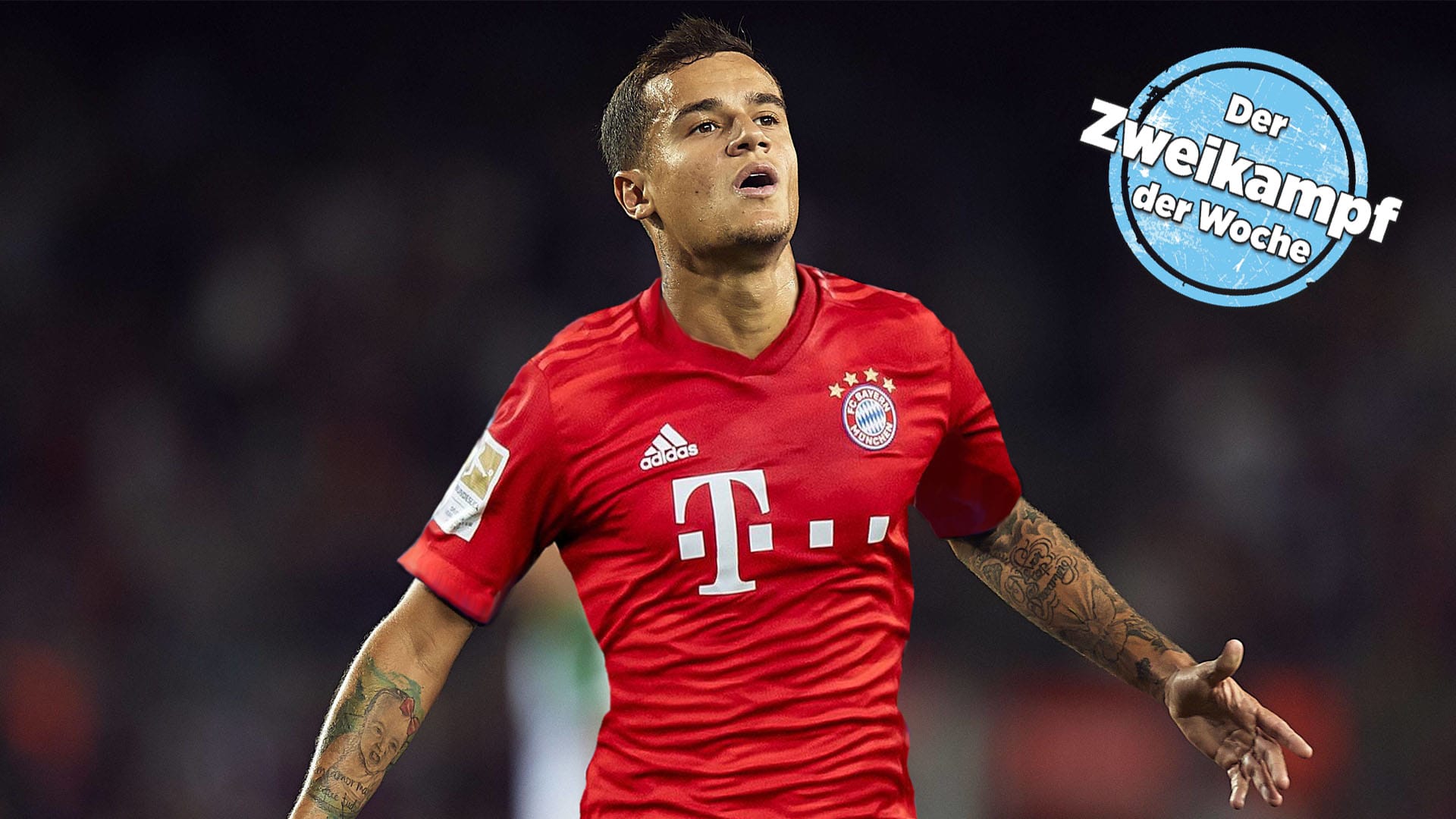 So könnte es bald aussehen: Eine Fotomontage von Philippe Coutinho im Trikot des FC Bayern München.