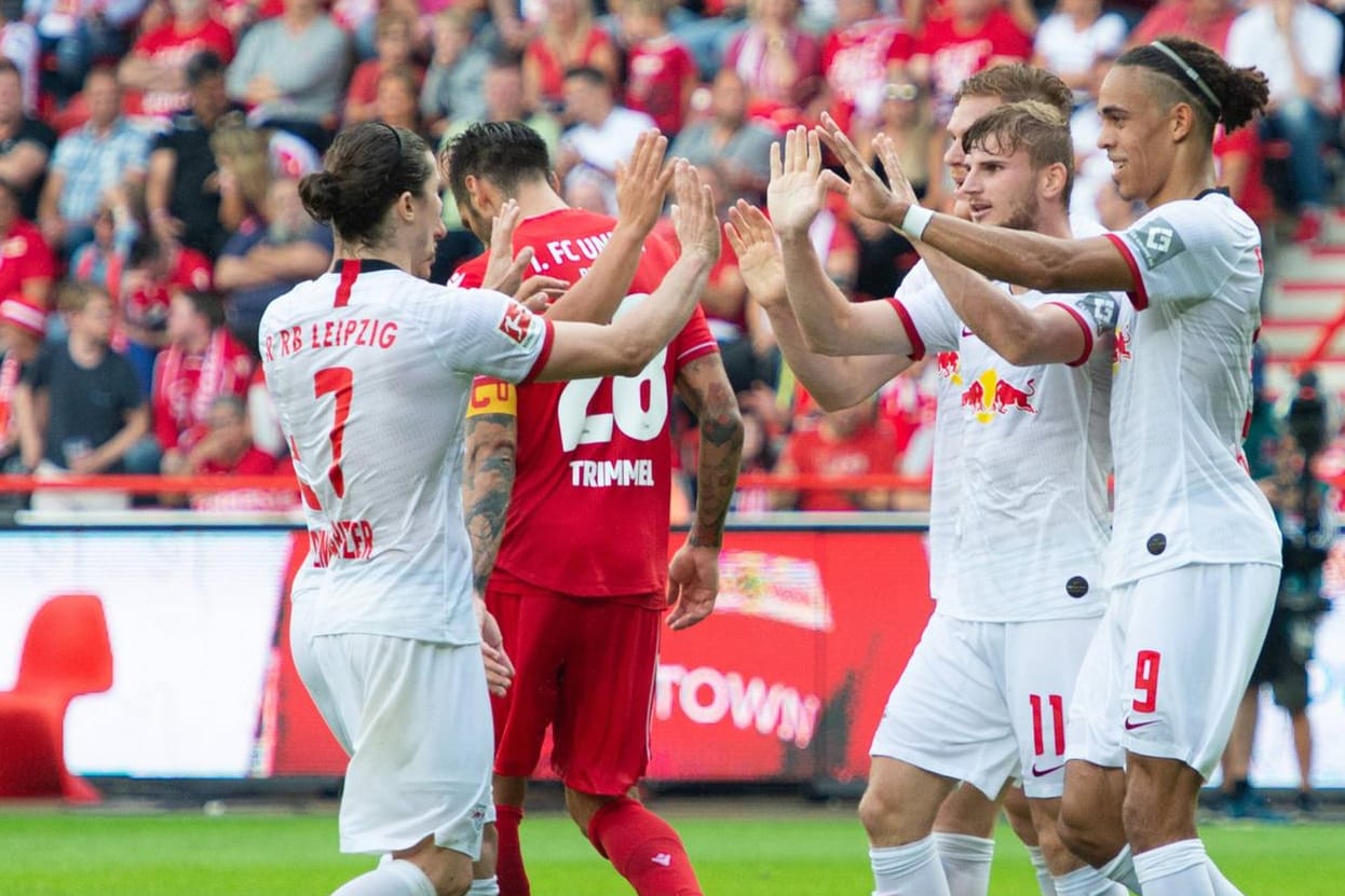 Rasenballsport Leipzig ließ Union Berlin keine Chance.